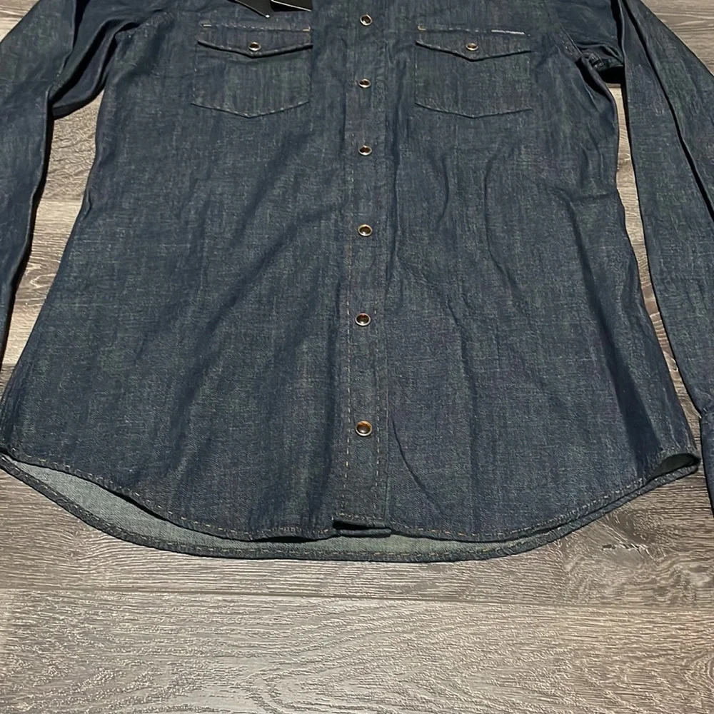 Men's Denim Shirt - Picture 3 of 16